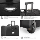 FREMONT TRAVEL SELECT AMSTERDAM BUSINESS ROLLING GARMENT BAG TS6944K - BLACK - Brand New