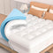 APRLEAF MATTRESS TOPPER CALKING SIZE BED 4 INCH DUAL LAYER - WHITE - Like New