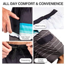 KANU SURF INFINITE MENS SWIM TRUNKS NICOLAS 9-INCH MENS SWIMSUIT BLACK CHARCOAL - Like New