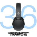 SKULLCANDY HESH EVO WIRELESS OVER-EAR BLUETOOTH NOISE ISOLATING - BLACK - Like New
