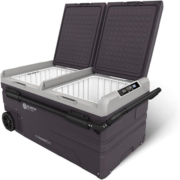 BLUEFIN ACTIVE ICE CACHE 95L | PORTABLE TRAVEL FRIDGE - BLACK - Scratch & Dent