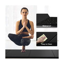 ELEVENS GYMNASTICS MAT FOR TUMBLING 10'X4'X2" THICK FOLDING EXERCISE MAT - BLACK - Like New