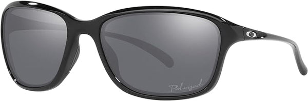 OAKLEY Women Sunglasses SHE'S UNSTOPPABLE OO9297 BLACK IRIDIUM/POLISHED BLACK - Like New