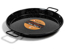 La Ideal Enamelled Paella Pan, Black, 38 cm - Brand New