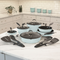 Paula Deen Family 14 Piece Ceramic, Non-Stick Cookware Set DFCW12SG - Sea Glass - Like New