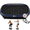 LIFEPRO VIBRATION PLATE EXERCISE MACHINE WITH MAGNETIC ACUPOINTS - BLUE - Like New