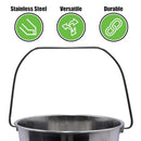 Grip Stainless Steel Bucket 4 Gallon B07P6DNKCG - Silver - Brand New