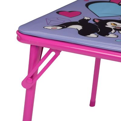 DISNEY MINNIE MOUSE JUNIOR TABLE AND CHAIR FURNITURE SET FOR KIDS - PINK/PURPLE - Like New