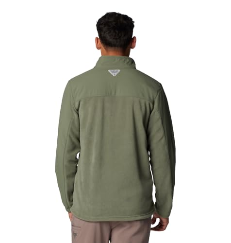 COLUMBIA MEN'S PFG UNCHARTED FLEECE FULL ZIP SIZE MEN S CYPRESS/CYPRESS - Brand New