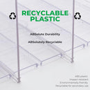 GOMAIHE BAG & PURSE ORGANIZER FOR CLOSET - TRANSPARENT - Like New