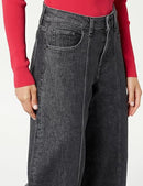 THE DROP WOMEN'S FRIDA RELAXED FIT JEANS - SIZE: WOMEN 31 - FADED CARBON - Like New