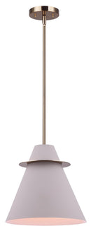 Canarm TALIA 1-LIGHT MID-CENTURY MODERN ROD PENDANT LIGHT - IPL1076A01MGG12 - Like New