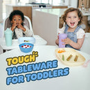 MightyMoe Kid’s Dinnerware 28 Pieces 4 Place Settings Pastel Color Set - Brand New