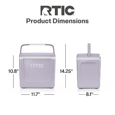 RTIC OUTDOORS 8QT ROAD TRIP PERSONAL COOLER - LILAC PURPLE - Like New