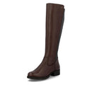 Rieker Z9591 Faith Women's Tall Boots Ebony/Moro/Ebony 6-6.5 M US - Brand New