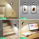 LIGHTBIZ-X120 WALL MOUNTED SCONCES 3000MAH RECHARGEABLE BATTERY - BLACK - Like New