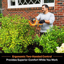 LAWNMASTER CORDLESS HEDGE TRIMMER 24V MAX, TOOL ONLY - ORANGE - Like New