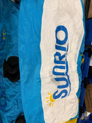 SUNRIO TOWABLE TUBES FOR BOATING, INFLATABLE RIDER - YELLOW-WHITE BLUE - Like New
