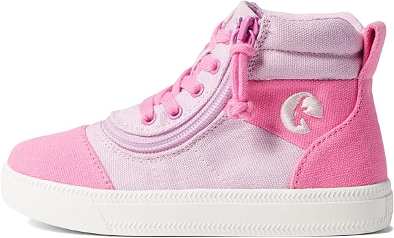 BILLY FOOTWEAR PINK/PINK BILLY STREET SHORT WRAP HIGH TOPS - YOUTH 2 - PINK/PINK - Like New
