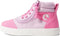 BILLY FOOTWEAR PINK/PINK BILLY STREET SHORT WRAP HIGH TOPS - YOUTH 2 - PINK/PINK - Like New