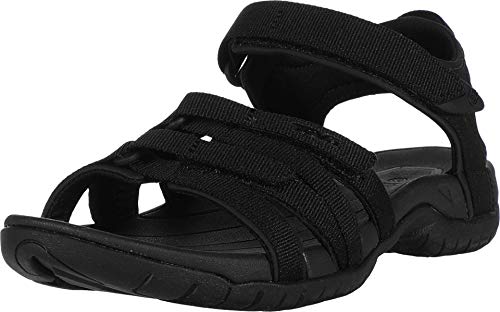 Teva Women's Tirra Sandal Black/Black Size 8.5 - Like New