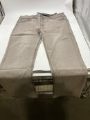 7GROOVE 7 GROOVE MEN'S JEANS STRAIGHT DENIM - SIZE: MEN 40/32 - LIGHT GRAY - Brand New