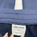 PRO STAR MEN'S FIT FLEECE LINED DRAWSTRING JOGGER SWEATPANTS - L - NAVY - Brand New
