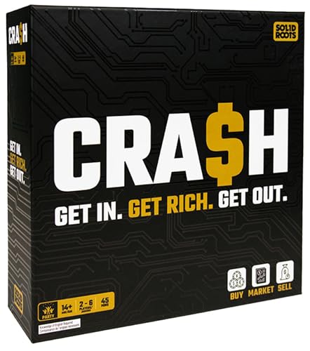 SPIN MASTER GAMES SOLIDROOTS CRASH THE CRYPTO CURRENCY STRATEGY GAME NIGHT - Brand New