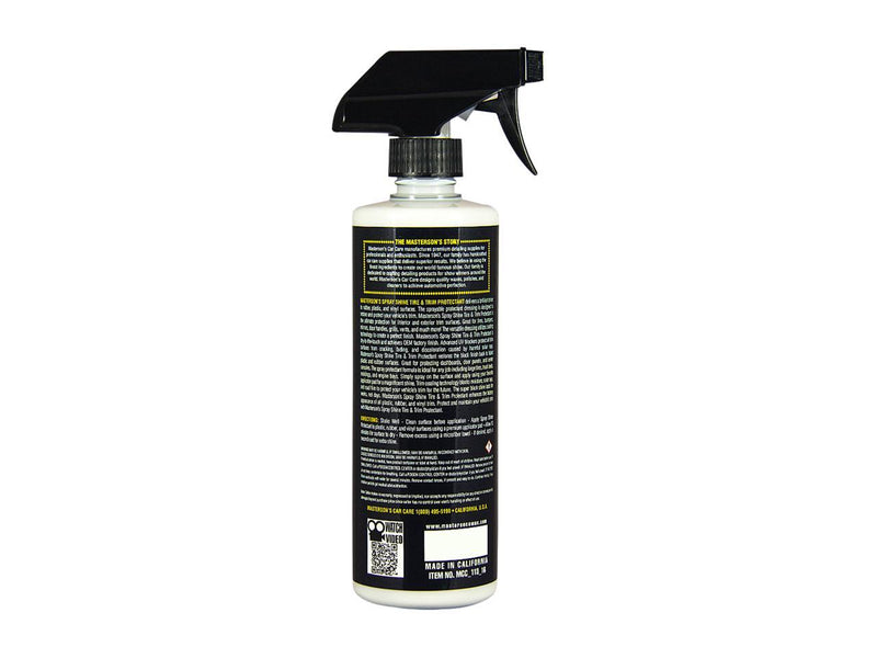 Masterson's - Spray Shine Tire & Trim Protectant 16 oz - MCC_113_16 - Made in