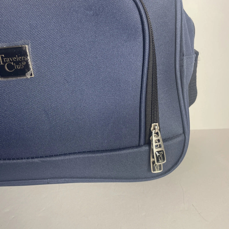TRAVELERS CLUB LUGGAGE BOARDING CARRY ON TOTE NAVY BLUE - NAVY BLUE - Like New