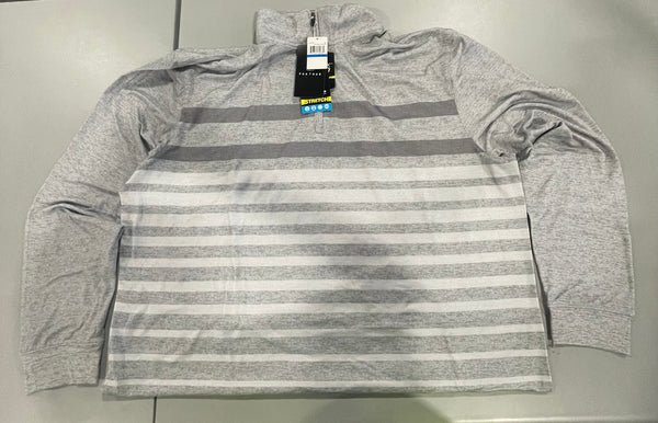 PGA TOUR MOTIONFLUX 360 QUARTER ZIP LONG SLEEVE - SIZE XL - LIGHT GRAY HEATHER - Brand New