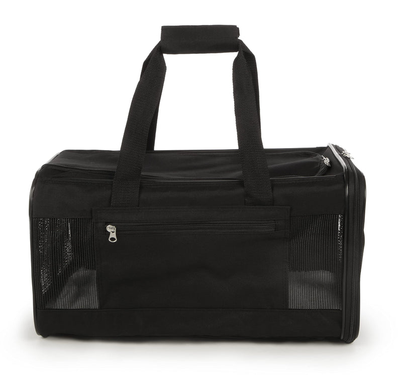 52000 TRUSTYPUP EASY EXPLORER TRAVEL PET CARRIER MEDIUM - BLACK - Like New