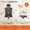 SYNORLA OFFICE CHAIR ERGONOMIC DESK CHAIR, 330LBS CAPACITY HIGH BACK - WHT/BLK - Like New