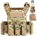 Wild Wycc Tactical Vests Quick Release Camo Vest Men's 1000D - Woodland - Like New