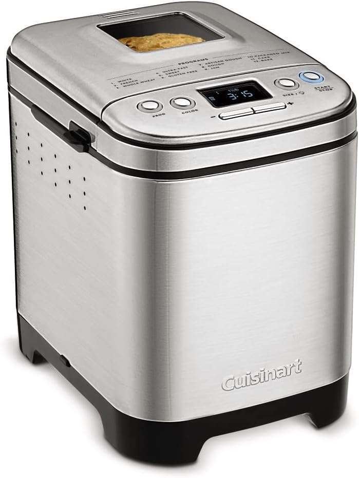 Cuisinart CBK-110FR Compact Automatic Bread Maker - STAINLESS - Scratch & Dent