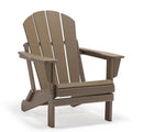 TRAPPER'S PEAK CLASSIC FOLDING OUTDOOR ADIRONDACK CHAIR - COFFEE - Like New