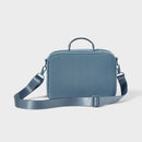 ALL IN MOTION FAUX NEOPRENE LUNCH TOTE - ALL IN MOTION - DUSTY NAVY - Like New