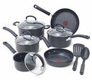 T-fal Ultimate Hard Anodized Nonstick Cookware Set 12Pcs 32406055629 - Black - Like New
