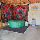 B09646GQJB Hot Tubs Mat, Backing Prevents Liquid Penetration, Washable 90”×102” - Brand New