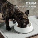 IRIS USA IF-22pc Dog Food Storage Container, Slow Feeder 2pc B0D2PTVDPH - Gray - Like New