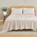 PATINA VIE MAISON COTTON & RAYON FROM BAMBOO BLEND PRINTED SHEET SET - KING - Brand New
