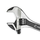 CRESCENT METRIC AND SAE WIDE JAW ADJUSTABLE WRENCH SET ASSORTED 2PC - BLACK - Brand New