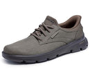 SKECHERS MEN'S ARCH FIT GARZA - THADDEUS - SIZE: MEN 8.5 (AU/UK M7.5) - BROWN - Like New