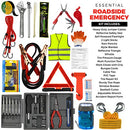 KOLO SPORTS ROADSIDE EMERGENCY CAR KIT 156-PIECE MULTIPURPOSE EMERGENCY PACK - Like New