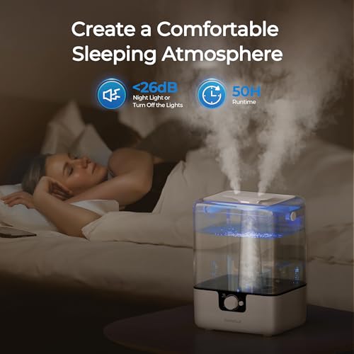6L Humidifiers for Bedroom Large Room Home CHIVALZ - White - Like New