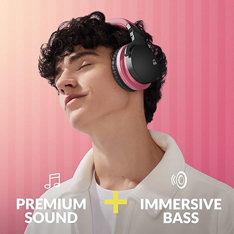 MOVSSOU E7 Active Noise Cancelling Headphones Bluetooth - Scratch & Dent