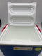 SUN SQUAD HARD SIDED COOLER - 14 CANS/10QT - BLUE - Scratch & Dent