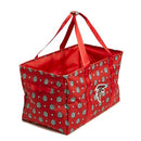 VERA BRADLEY WOMENS RECYCLED LIGHTEN UP REACTIVE LARGE CAR TOTE - RED/SILVER - Like New