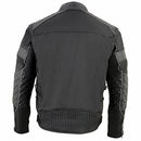 Milwaukee Men's Scooter Jacket Leather Accent Black M - Brand New