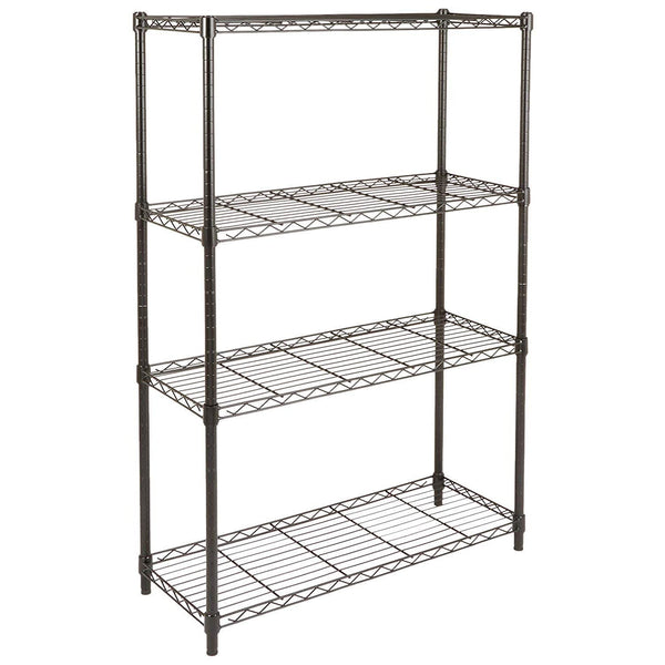 AMAZON Basics 4-Shelf Adjustable Steel Wire Rack Storage Shelving Organizer - Like New